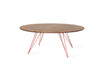 Tronk Williams Coffee Table - Circular Large Walnut Red