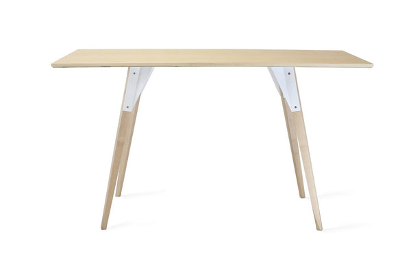 Tronk Clarke Desk No Drawer Walnut Black