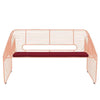 BEND Sunbrella Love Seat Pad Sunbrella Burgundy 