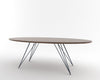 Tronk Williams Coffee Table - Oval Thin Walnut Navy