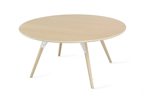 Tronk Clarke Coffee Table - Circular Small Walnut Black