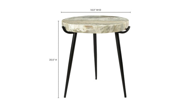 Moe's Brinley Marble Accent Table