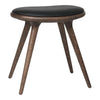 Mater Low Stool Oak - Sirka Grey Black Leather 