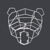 BEND Geometric Animals - Polar Bear White 