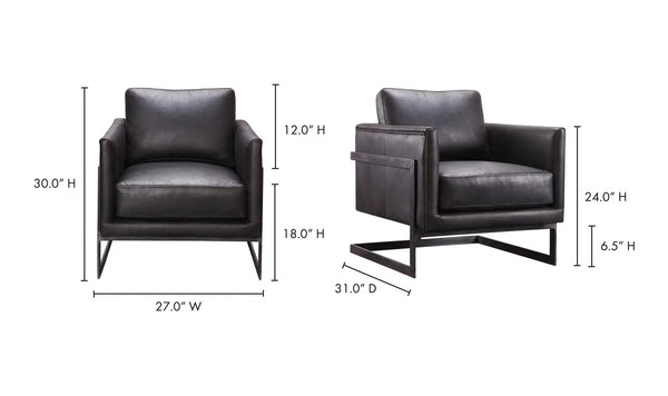 Moe's Luxley Club Chair
