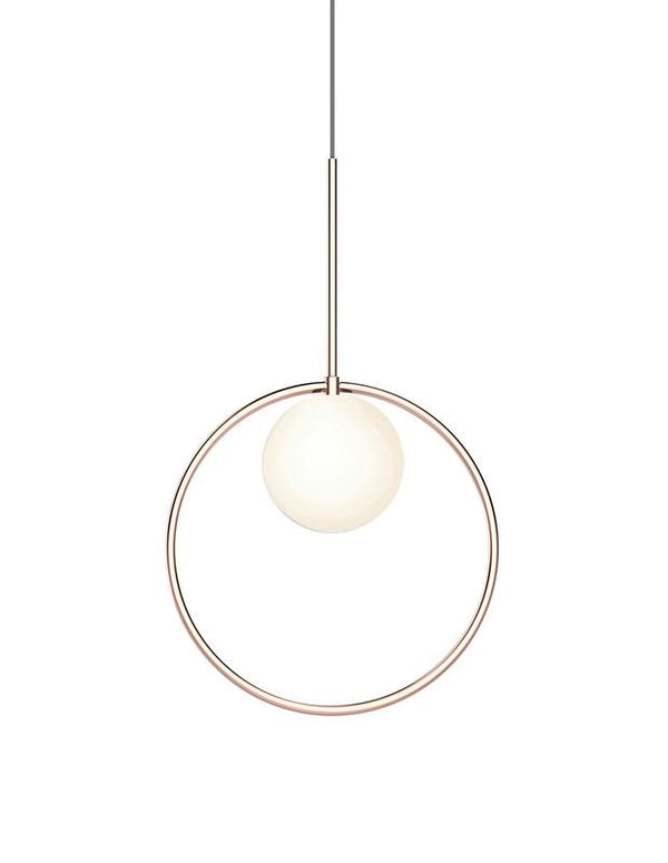 Pablo Bola Halo Pendant Brass Small 