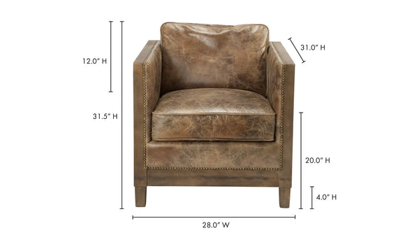 Moe's Darlington Club Chair