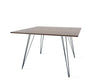 Tronk Williams Dining Table - Square Small Walnut Navy