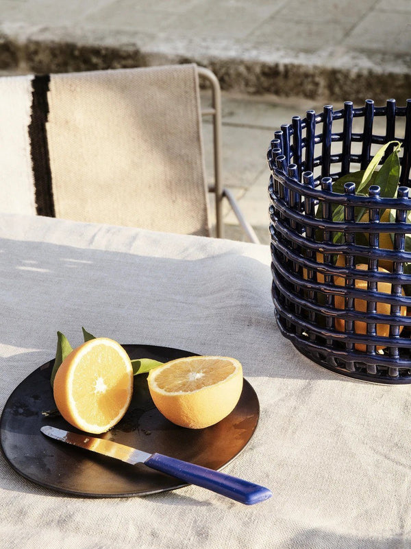 Ferm Living Ceramic Basket Small Cashmere 