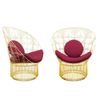 BEND Peacock Cushions Sunbrella Burgundy 