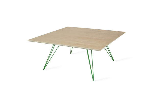 Tronk Williams Coffee Table - Square Small Maple Blood Red