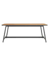 Another Country Dining Table Three Oak - Chamberlayne Grey 63" W x 35.48" D x 28.38" H 