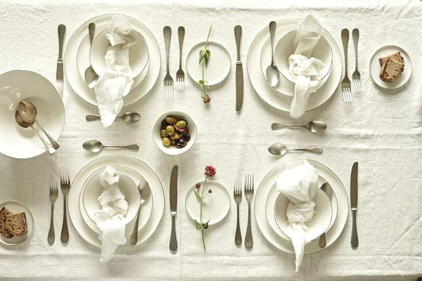 Canvas Home Abbesses Small Plate - Set of 4 Blue 