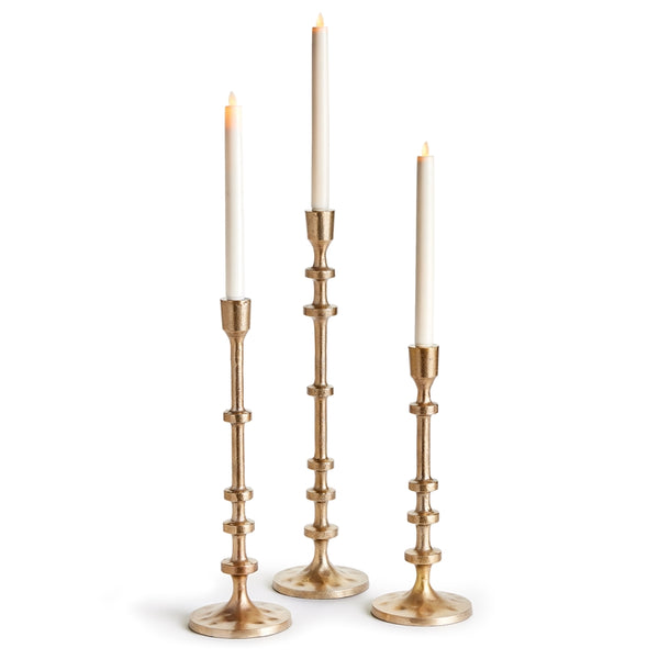 Napa Home & Garden Abacus Taper Candle Holders - Set of 3