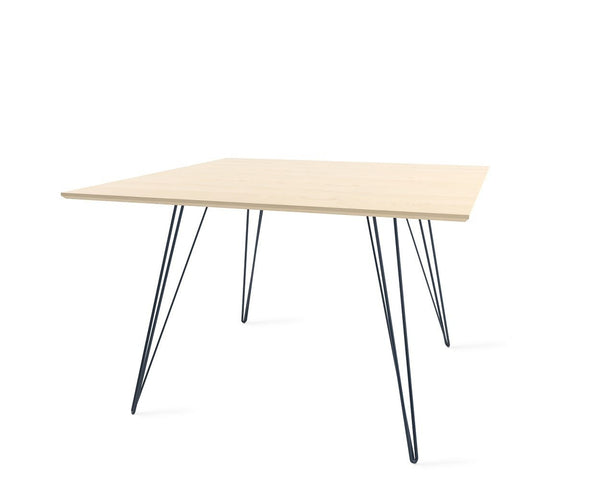 Tronk Williams Dining Table - Rectangular Small Maple Blood Red