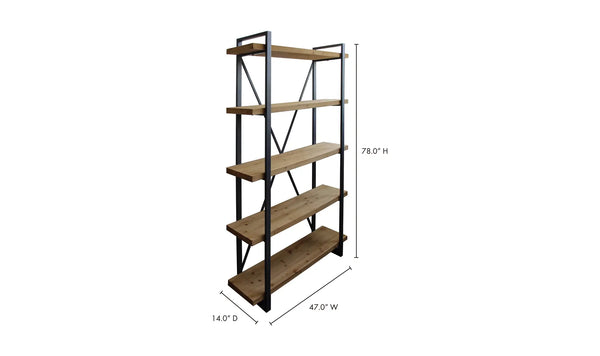 Moe's Lex 5 Level Shelf