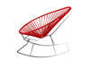 Innit Acapulco Rocker - Metallic Frame