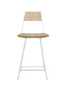 Tronk Clarkester Counter Stool 26" Maple White 