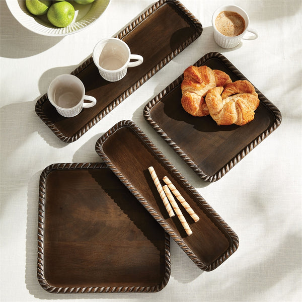 Napa Home & Garden Langley Rectangular Trays - Set of 2