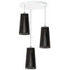 Pablo Solis Chandelier - 3 Black Small 