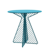 BEND The Cafe Table Electric Blue Round 