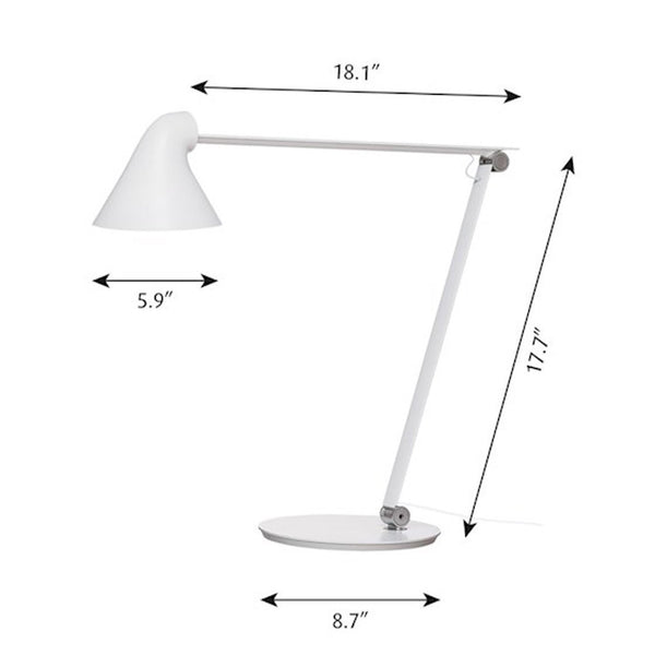 Louis Poulsen NJP Table Lamp Black 
