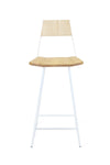 Tronk Clarkester Bar Stool 30" Maple White 