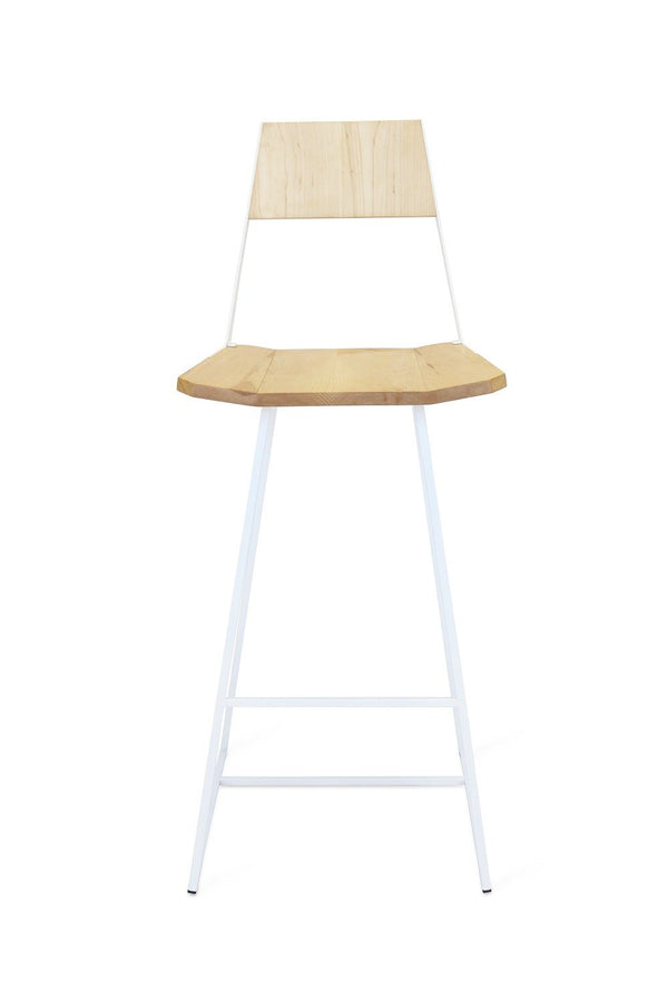 Tronk Clarkester Bar Stool 30" Walnut Black 