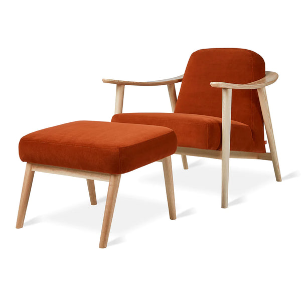 GUS Modern Baltic Chair & Ottoman