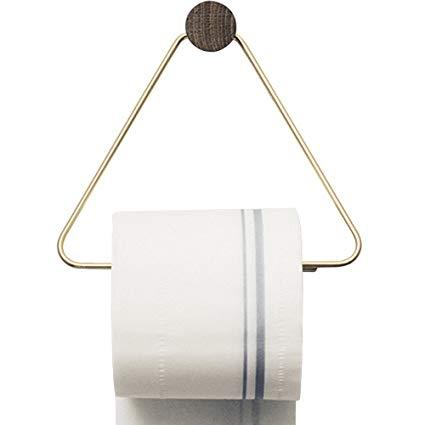 Ferm Living - Paper Towel Holder - Black Brass