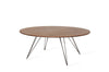 Tronk Williams Coffee Table - Circular Large Walnut Black