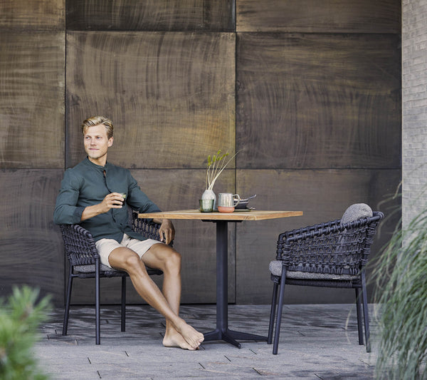 Cane-line Drop Café Table - Square - Teak