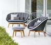 Cane-line Peacock Footstool / Side Table