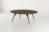 Tronk Clarke Coffee Table - Oval Large Walnut Black