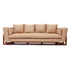 ARTLESS LRG Sofa & Ottoman w/ Walnut Base 