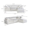 Moe's Terra Condo Lounge Modular Sectional