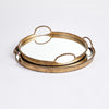 Napa Home & Garden Braiden Decorative Mirrored Trays - Set of 2