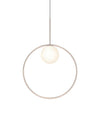 Pablo Bola Halo Pendant Rose Gold Medium 
