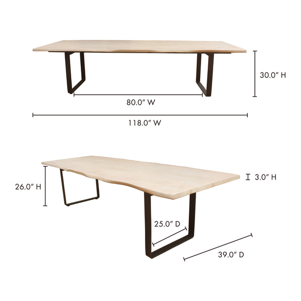 Moe's Wilks Dining Table