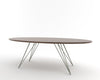 Tronk Williams Coffee Table - Oval Thin Walnut Prairie Green
