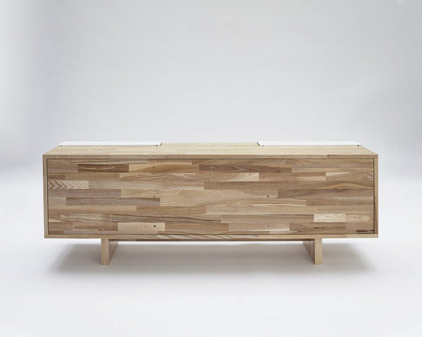 Mash Studios LAX Entertainment Shelf White Aluminum 