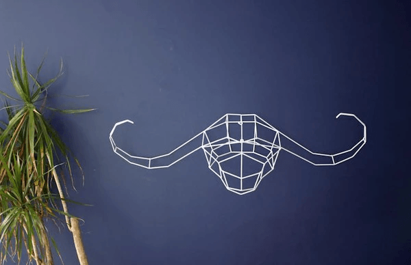 BEND Geometric Animals - Papa Buffalo Black 