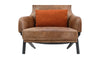 Moe's Amos Leather Accent Chair