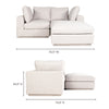 Moe's Justin Nook Modular Sectional