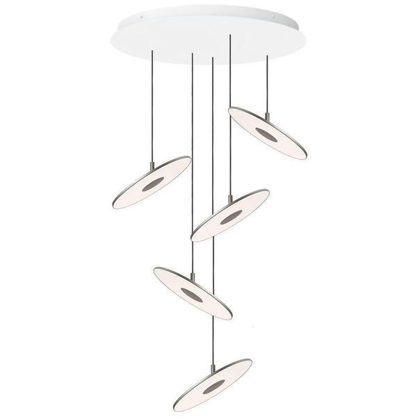 Pablo Circa Chandelier White Small 3 Lights