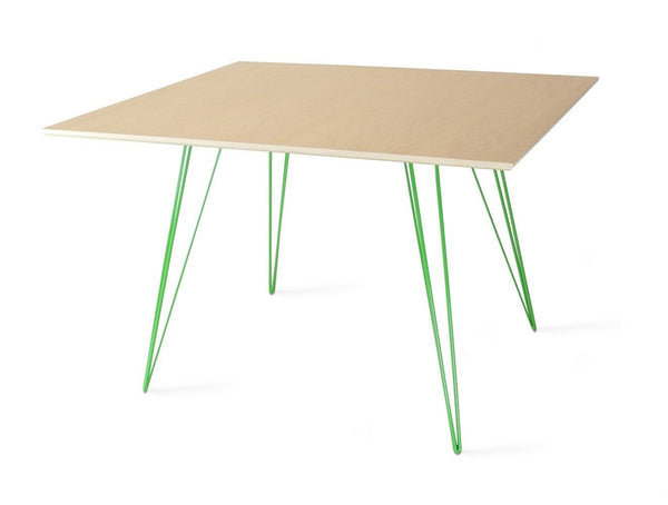 Tronk Williams Dining Table - Rectangular Small Maple Blood Red