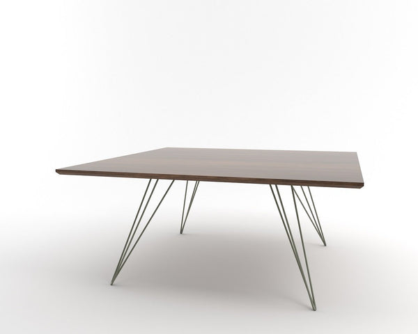 Tronk Williams Coffee Table - Square Small Maple Blood Red