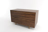Tronk Chapman Small Storage Dresser Walnut Brassy Gold 