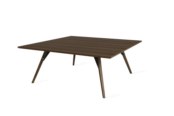 Tronk Clarke Coffee Table - Square Small Walnut Black