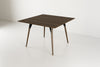 Tronk Clarke Dining Table - Square Large Walnut Black